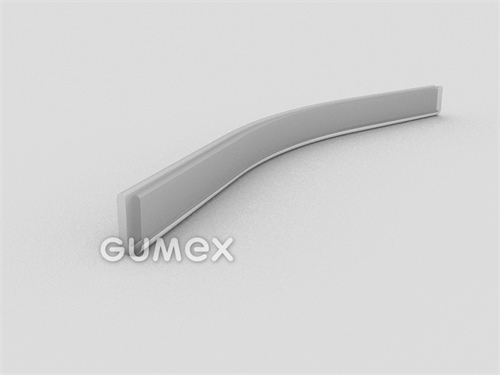 Silikonový profil tvaru "U", 13,5x5,5/1,5mm, 50°ShA, -60°C/+180°C, transparentní
